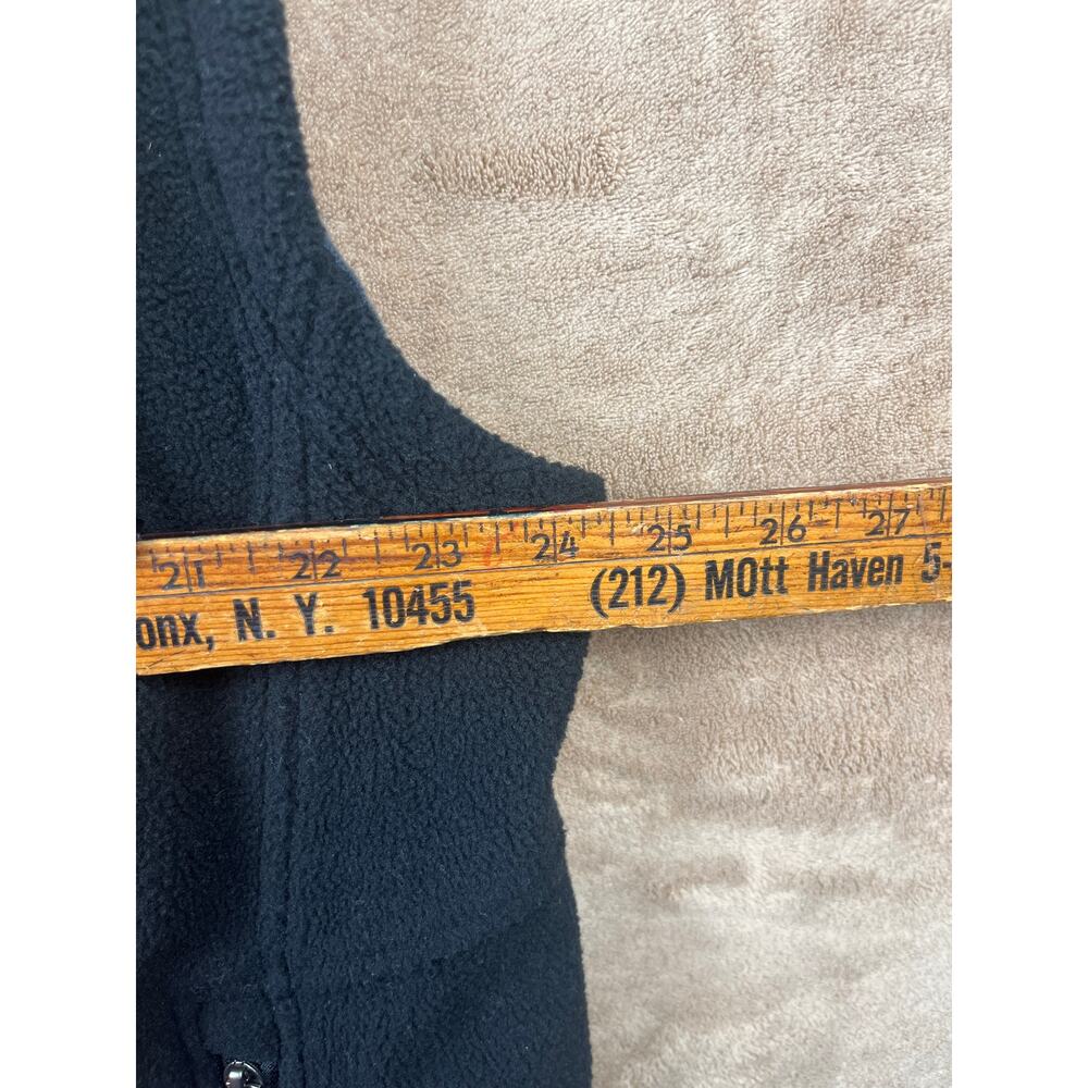 Port Authority Men’s Fleece 2XL Vest Apple Brea design, Black